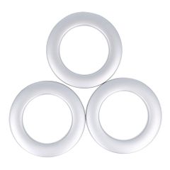 Bandex Deco ringen kunststof 35,5-55mm chroom - 5x10st