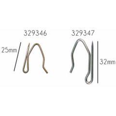 Antex Drapery pin hook small gold - 1000pcs