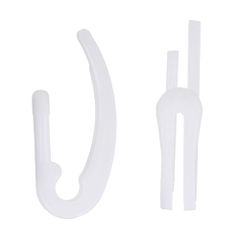 Antex Pinch pleat curtain hook plastic white - 5x20pcs