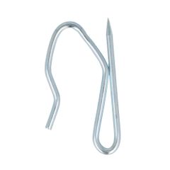 Antex Drapery pin metall large silver - 5x20pcs