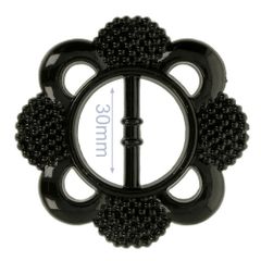 Decorative buckle flower 30mm - 6pcs