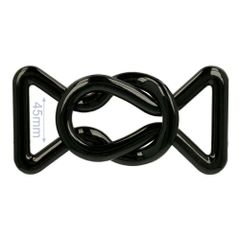 Zierschnalle Kunststoff 45mm - 4Stk