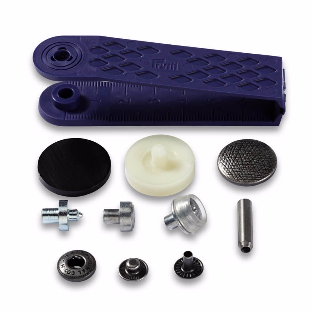 Prym Naaivrijdrukknoop Anorak Design Spirit 20mm zilver - 5x