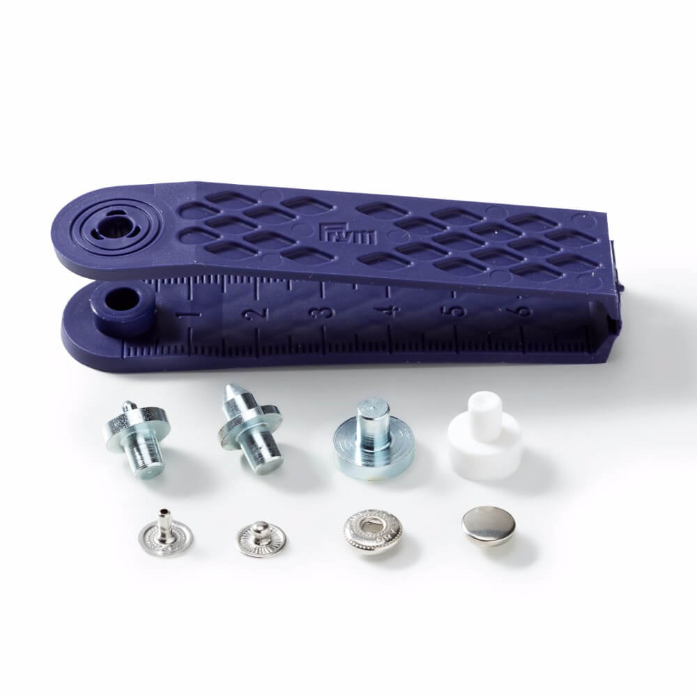 Prym Naaivrijdrukknoop mini 8mm zilver - 5x10st