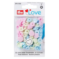 Prym Love Druckknöpfe Herz 12,4mm - 3x30Stk
