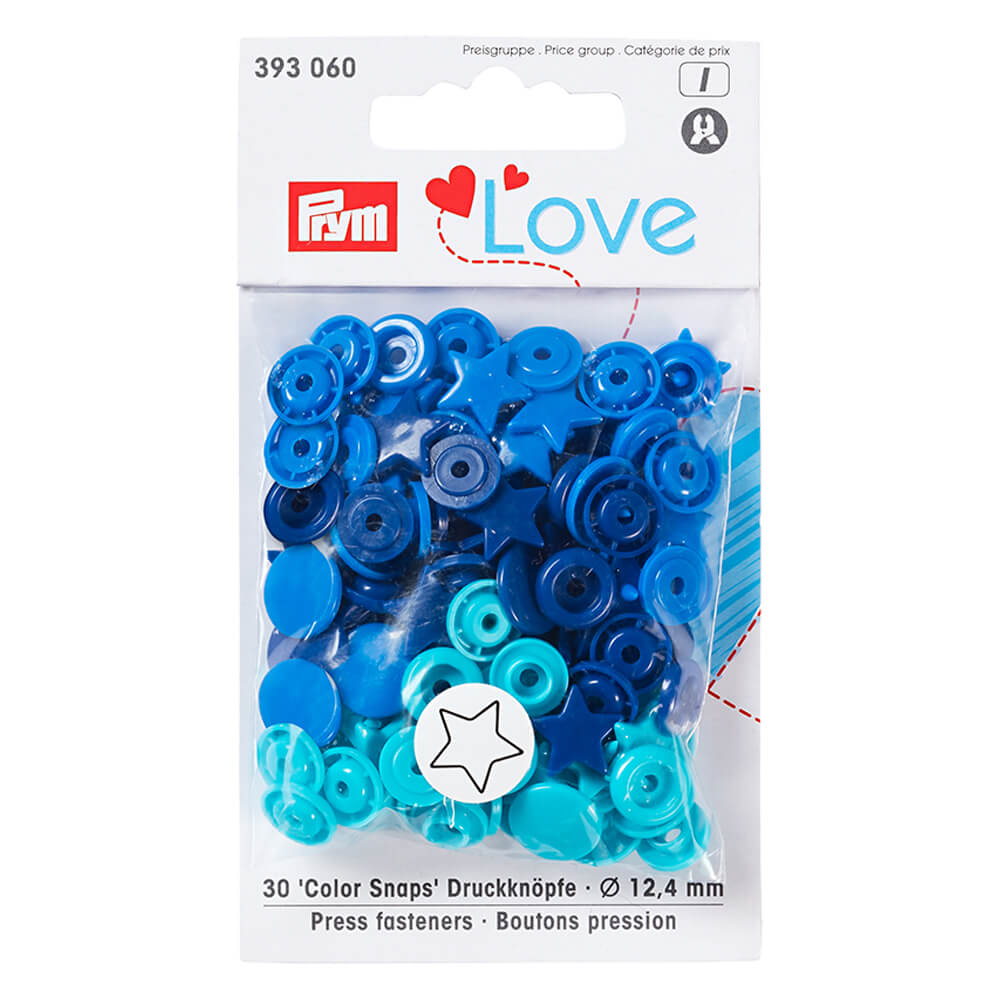 Prym Love drukknopen ster 12,4mm - 3x30st