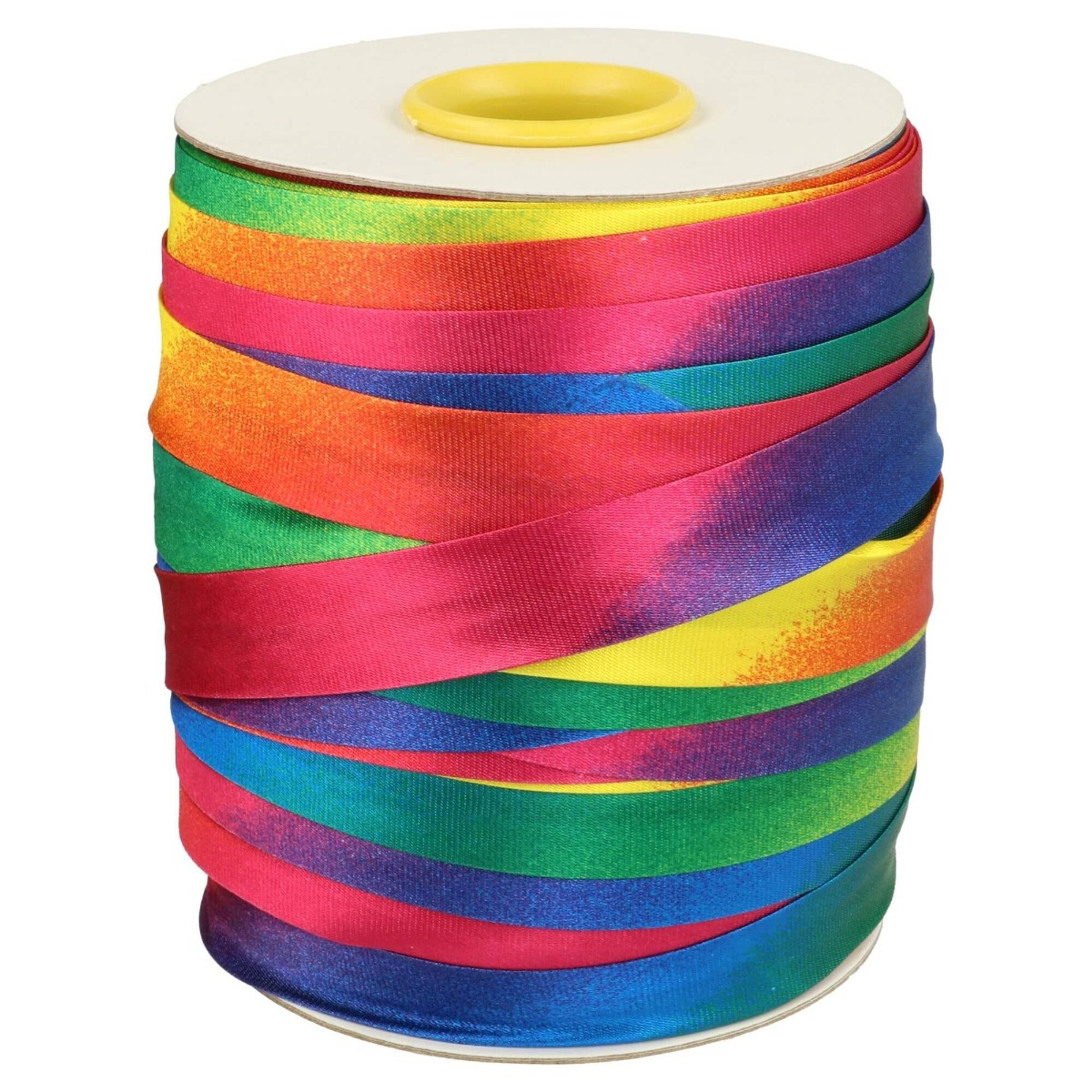Regenboog Satijn Biaisband 15 en 20mm