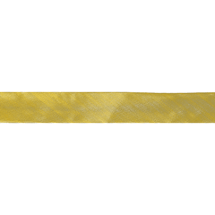 Satin bias binding 15mm gold - 25m