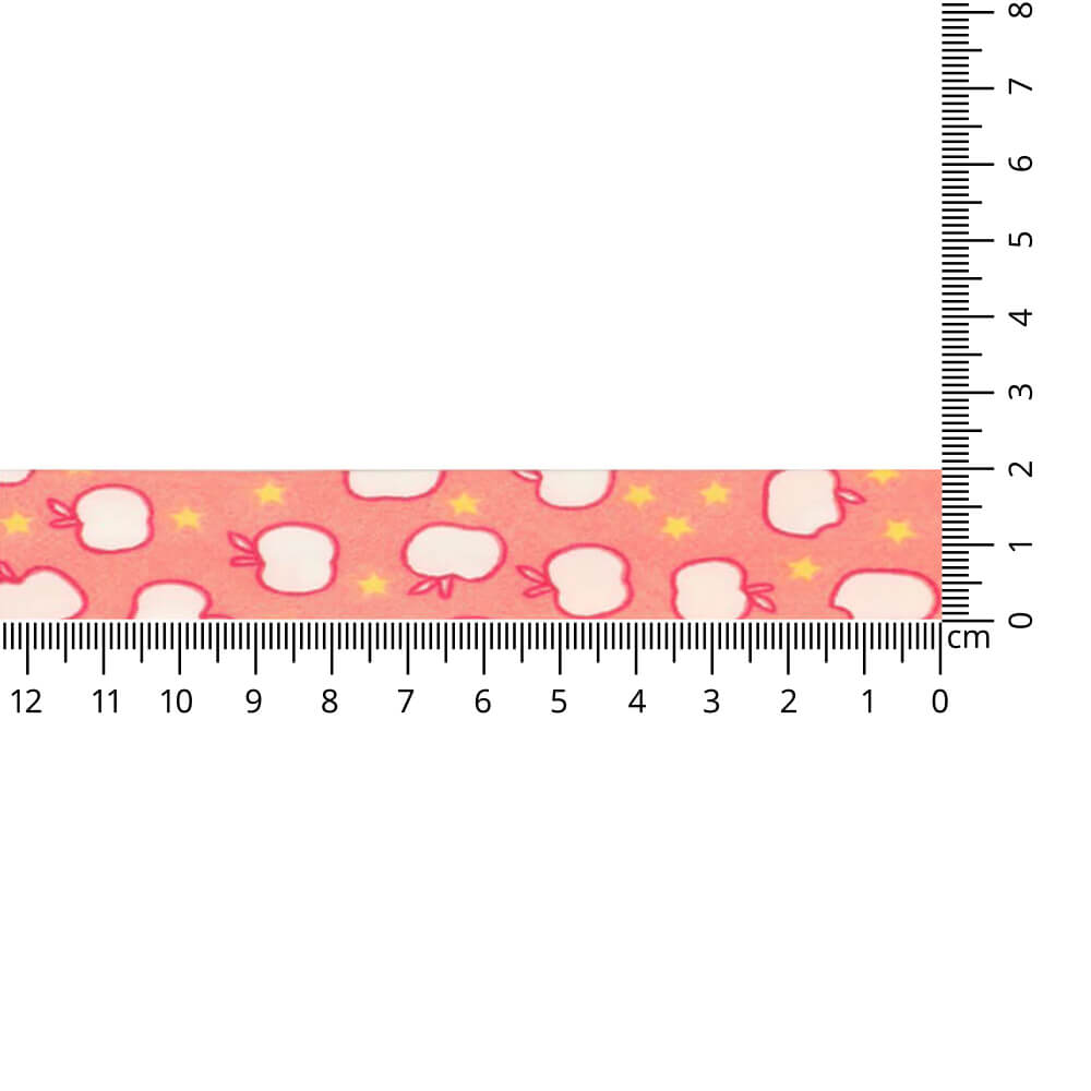 Schrägband 20mm Apfel - 20m