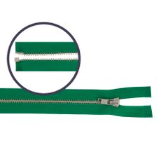 Reißverschluss teilbar schmal 65cm nickel - 5Stk