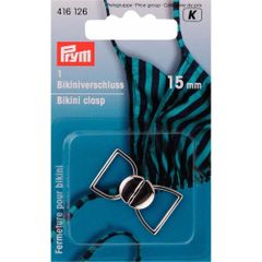 Prym Bikini-Gürtelverschluss Stahl Haken 15mm - 5Stk
