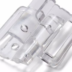 Prym Bikini-Gürtelverschluss Kunststoff Haken trans. - 5Stk