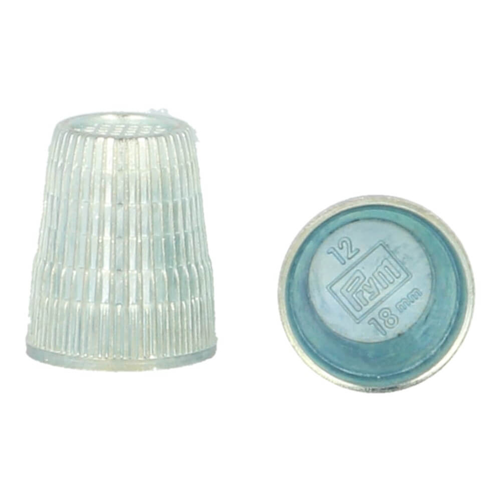 Prym Vingerhoed zinkdruk zilver - 10st