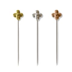 Cohana Markier-Stecknadel Blume gold-silber-bronze - 1x3Stk