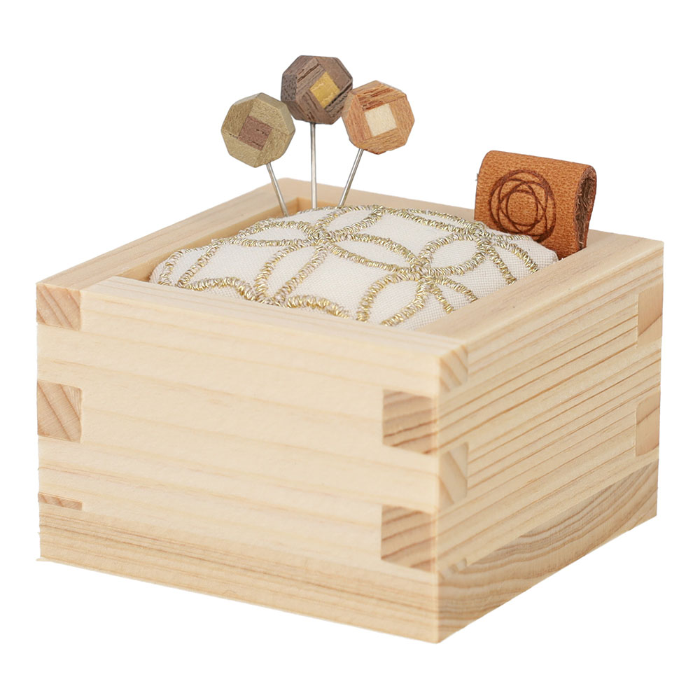 Cohana Cyprus embroidered pin cushion winter gold - 1pc