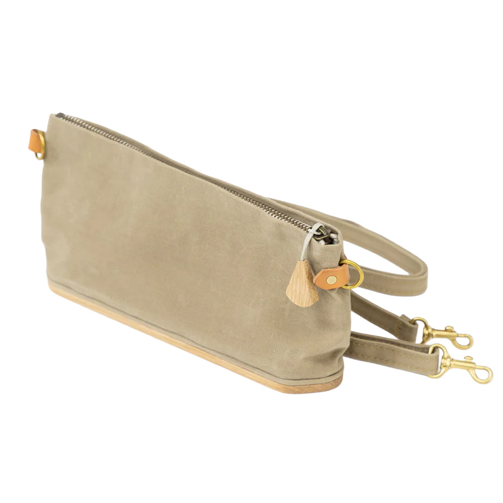 Cohana Draagbare projecttas eikenhout 25x12cm bruin - 1st