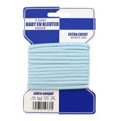 Blaue Karte Baby-Kleinkind Gummiband 6mm - 10x5m