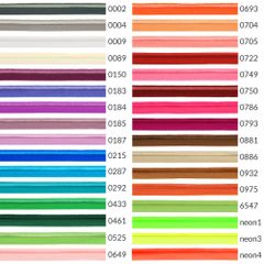 Paspelband elastisch zweiseitig 10mm - 25m