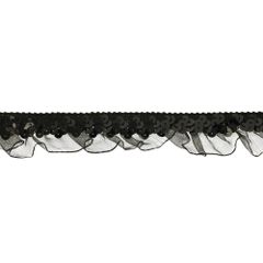 Elastic trim sequined organza 30mm - 20m
