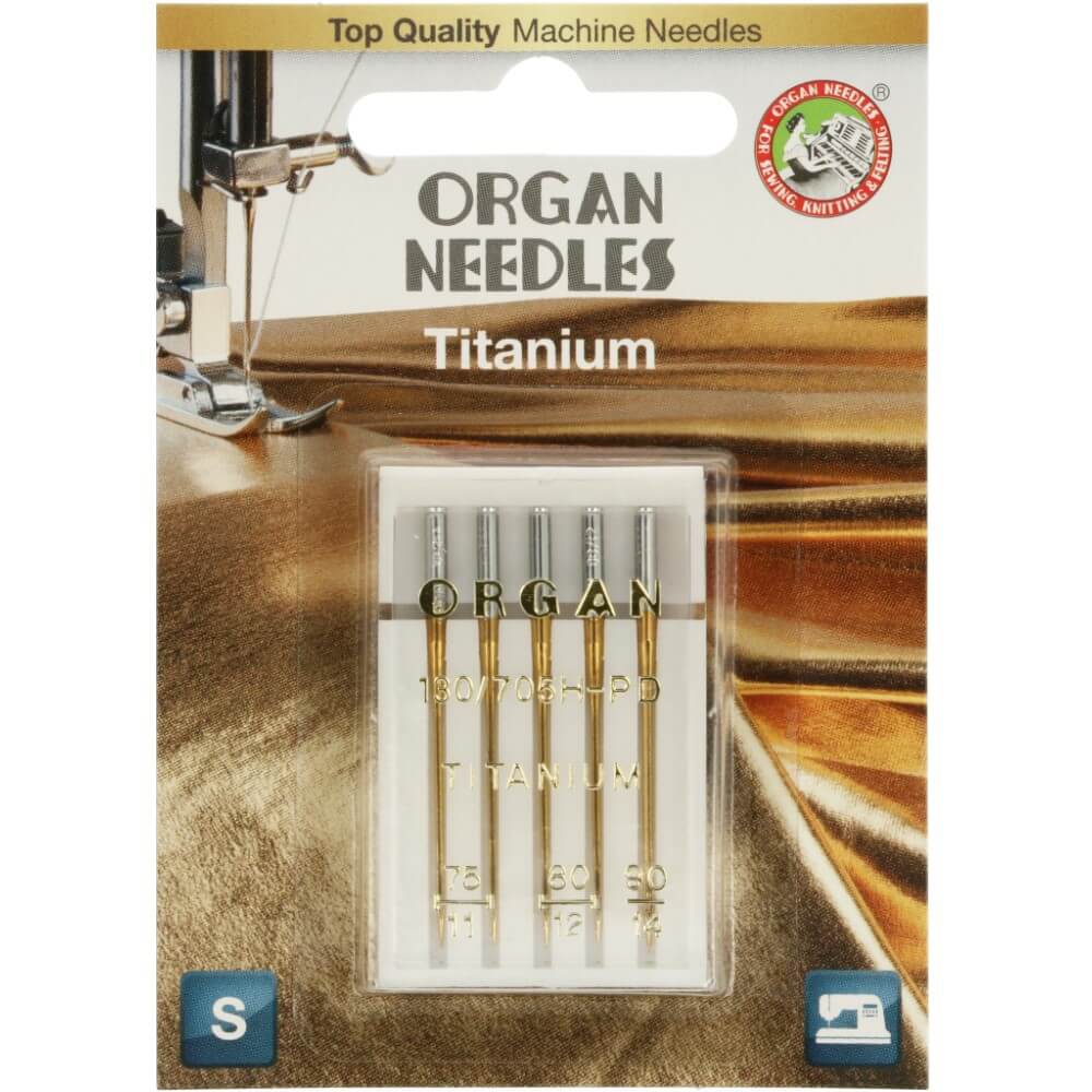 Organ Needles Titaan 5 naalden 75-90 - 20st
