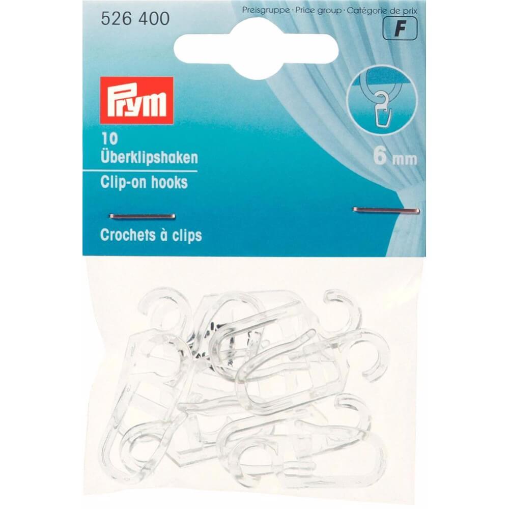 Prym Cliphaken 6mm transparant - 5x10st