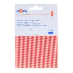 Pronty Reparaturtuch kariert aufbügelbar 10x40cm - 5Stk