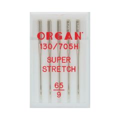 Organ Needles Super stretch 5 needles 65-75-90 - 50pcs