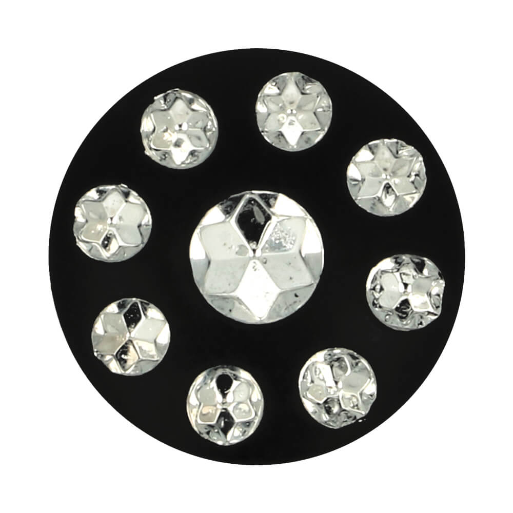 Knoop strass maat 24-32 - 100st