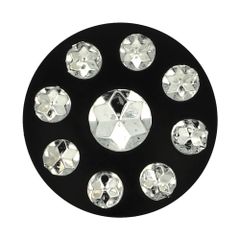 Knoop strass maat 24-32 - 100st