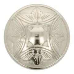 Button metal 24" - 50pcs - silver