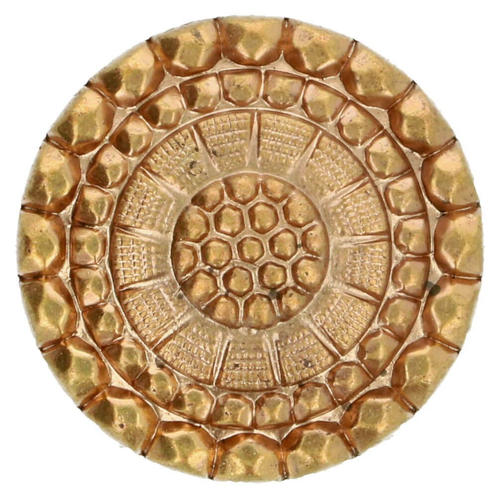 Knoop Zeeuws knopje 24" - 50st - Oud goud