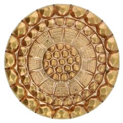 Knoop Zeeuws knopje 24" - 50st - Oud goud