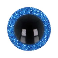 Opry Glitter Tieraugen zweifarbig 8mm - 50Stk