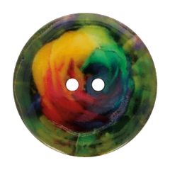 Knoop Kokos roos regenboog 32"-64" - 50st