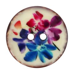 Knoop kokos bloem paars-blauw 32"-64" - 30-50st.