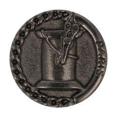 Knopf Metall 32" Spule - 40 Stück