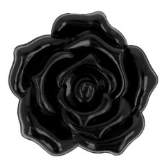 Button rose 20"- 50pcs - black