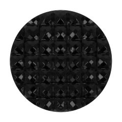 Button rhinestones diamond 54" - 25 pcs - black