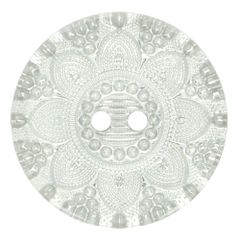 Button transparent silver star - 30-50pcs