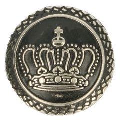 Button metal crown size 40 - 25mm - 30pcs - ASI