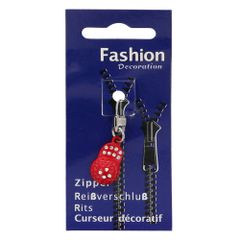 Reißverschlussanhänger Strass - 3Stk