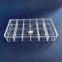 Storage box hobby transparent 29.3 x 17.2 x 4.3cm - 1pc