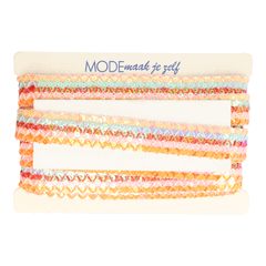 Paillettenband multi 5 Farben 35mm 10m