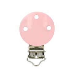 Opry Houten speenklem baby roze 45x28mm - 5st