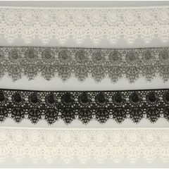 Spitzenband glänzend 70mm - 13,7m