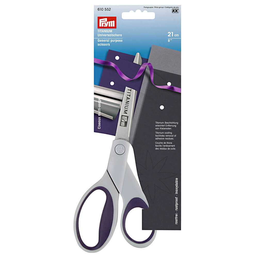 Prym Universele schaar titanium 21cm - 3st
