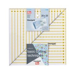 Prym Omnigrid Patchwork-Lineal Viereck 20x20cm - 3Stk