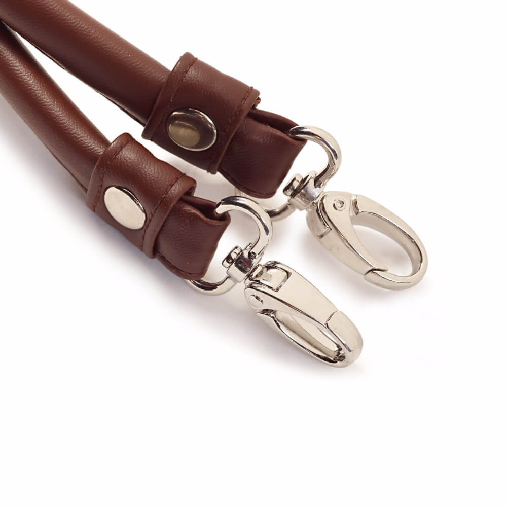 Prym Tasgreep Laura 48cm bruin - 3x2st