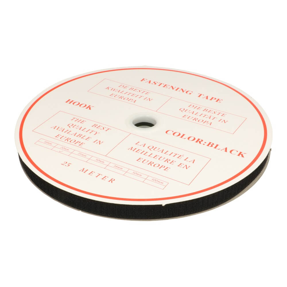 Klittenband naaibaar haak 20mm - 25m