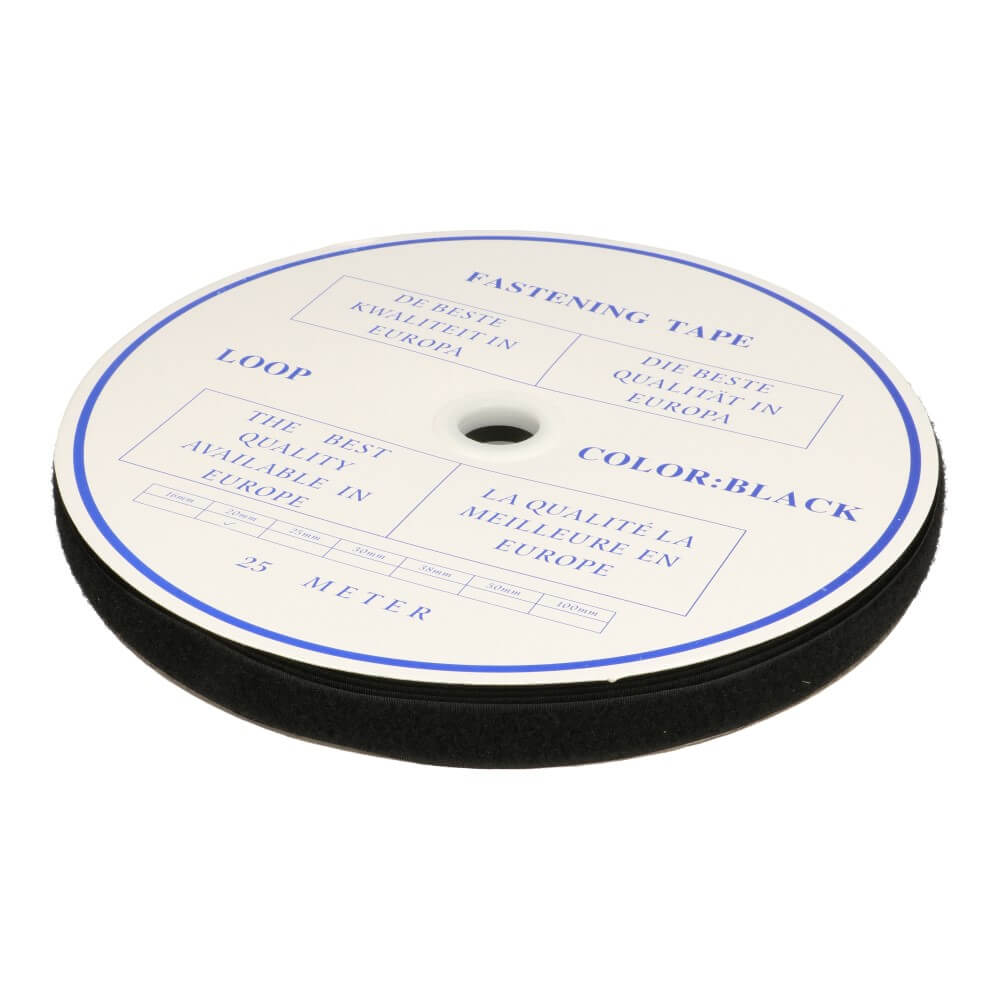 Klittenband naaibaar lus 20mm - 25m